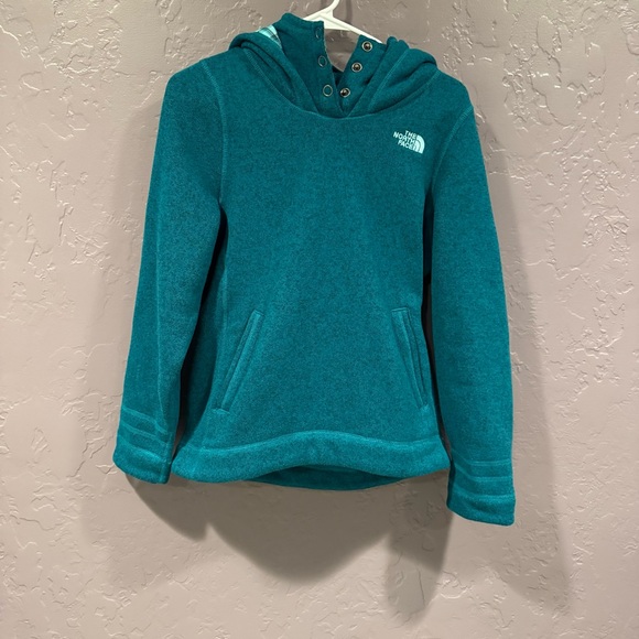 The North Face Tops - The North Face Teal Hoodie - M